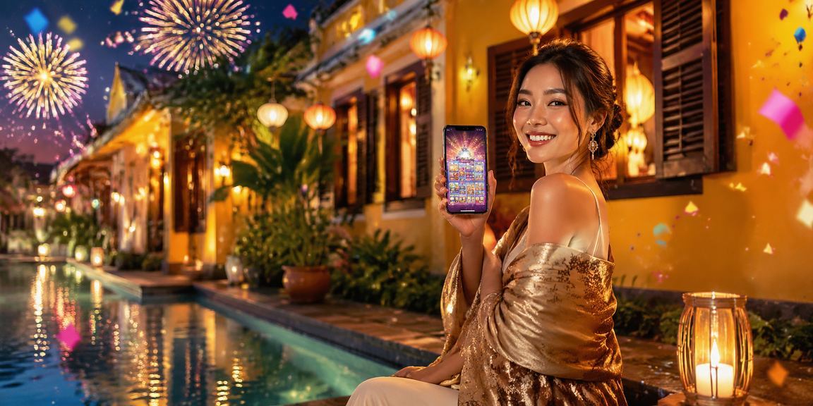 Người dùng Hội An tải ứng dụng casino trong lễ hội phố cổ về đêm